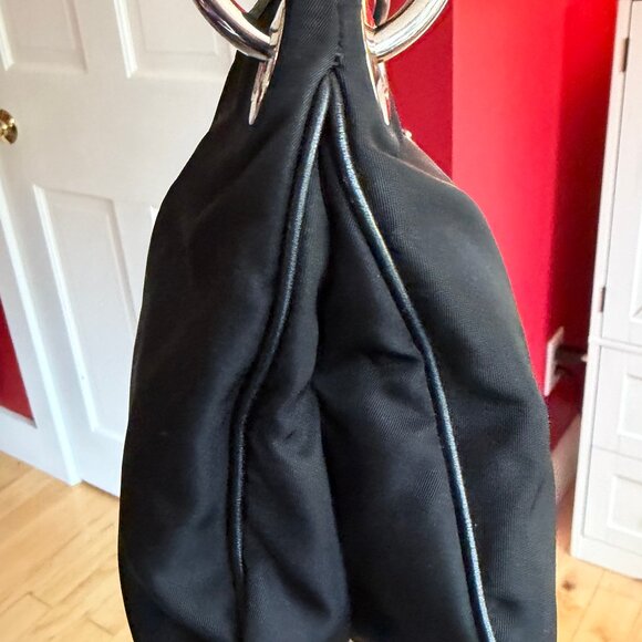 Authentic Prada Tessuto and Leather Shoulder Bag - Picture 8 of 12
